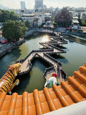 Dragon and Tiger Pagodas by null