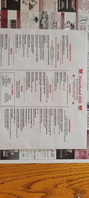 Menu photo 1 Heartland Hill Restaurant Carrollton, OH Menu photo 1 Heartland Hill Restaurant Carrollton, OH