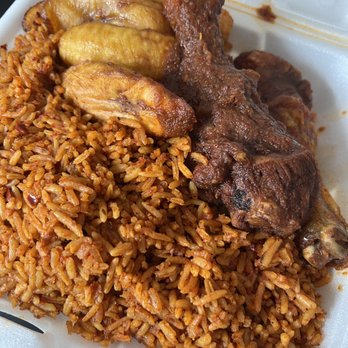 Intercontinental Restaurant - Jollof Rice with Chicken - African Near Me - Columbus, Ohio