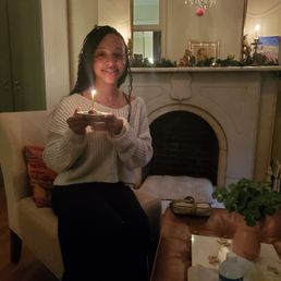 Birthday Photo she took of me--so cute