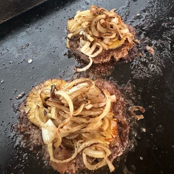 Ala’s Kitchen - Smash Burgers with grilled onions and pineapple - Food Stands Near Me - Pāhoa, Hawaii