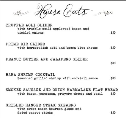 Photo of Gaslamp Speakeasy - San Diego, CA, US. Food menu