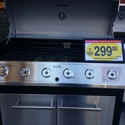 a gas grill with a price tag