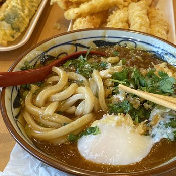 Marugame Udon - Curry udon with onsen egg - Japanese Near Me - Berkeley, California