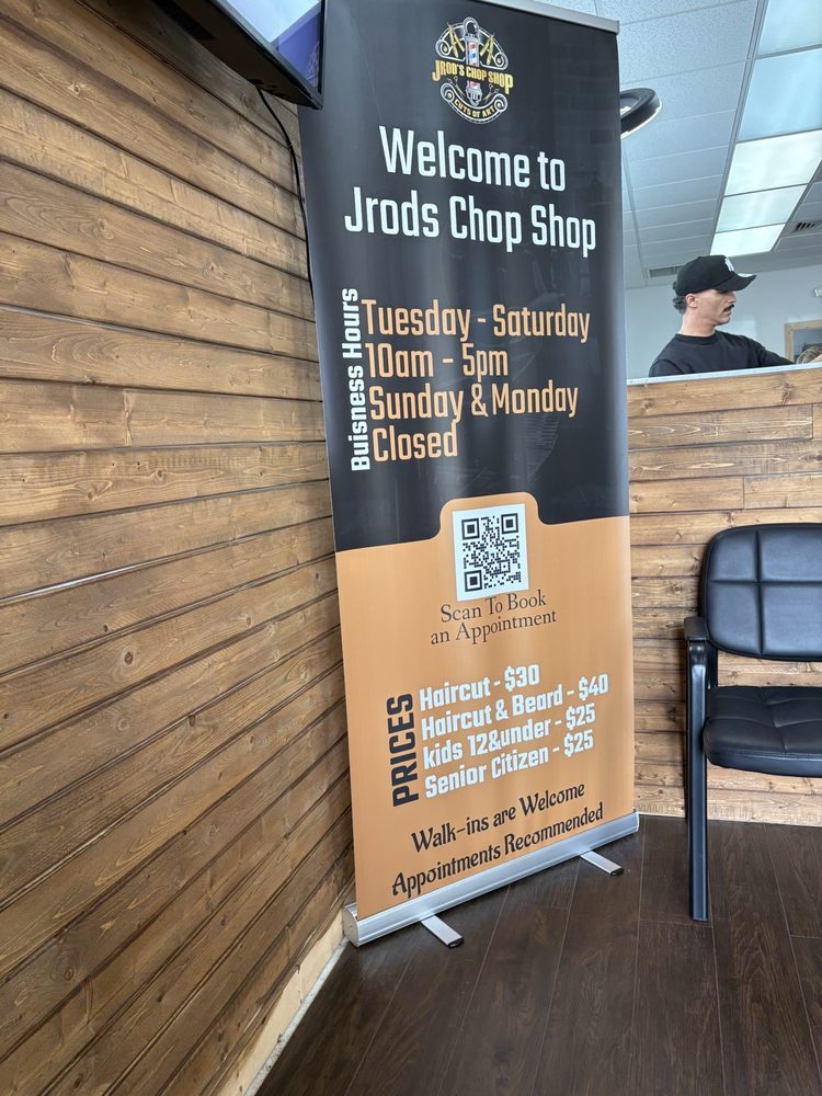 J Rod's Chop Shop Logo