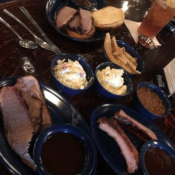 Community BBQ and Grill - 1/4 lb. ribs, 1/4 lbs. lean brisket, coleslaw, potato salad, bbq beans, fresh cut fries. - Barbeque Near Me - Rockwall, Texas