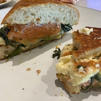 The Coffee Class - Breakfast Panini w/ Salmon - Coffee & Tea Near Me - Las Vegas, Nevada