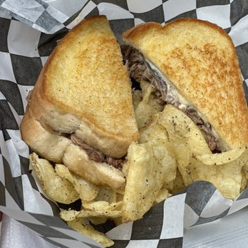 McGinnis’ Grill - Braised Brisket Melt - Food Trucks Near Me McGinnis’ Grill - Braised Brisket Melt - Food Trucks Near Me
