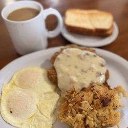 Hacker's Grill - Chicken fried steak combo