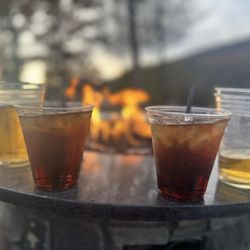 Rocky Gap Casino Resort - Drinks fire pit side