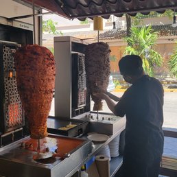Slicing the sirloin for our tacos Slicing the sirloin for our tacos