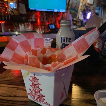 Jack Brown's - Nuggz served in Chinese container. I love it - New American Near Me - Charlotte, North Carolina