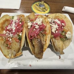 Tasty fish tacos! Tasty fish tacos!