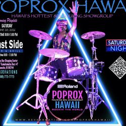 POPROX HAWAII drummer Benji Juan.