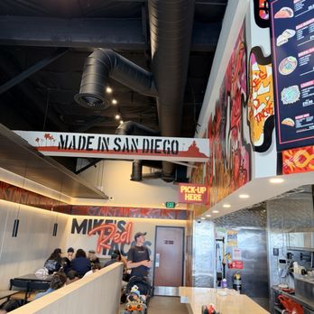 Mike's Red Tacos  - Service Counter - Mexican Near Me - San Diego, California