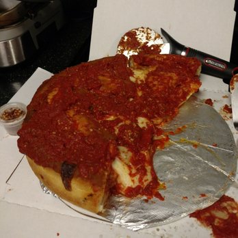 Gianorios Pizza - Pepperoni and sausage stuffed - Pizza Near Me - Winfield, Illinois