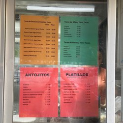 Taqueria La Victoria - Menu