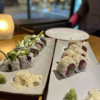Roka Akor - Chicago - Hamachi Serrano Chili Crispy Spicy Tuna* - Sushi Bars Near Me - Chicago, Illinois Roka Akor - Chicago - Hamachi Serrano Chili Crispy Spicy Tuna* - Sushi Bars Near Me - Chicago, Illinois