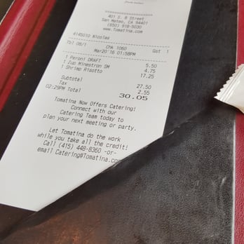Tomatina - Stay away, shitty service - Italian Near Me - San Mateo, California Tomatina - Stay away, shitty service - Italian Near Me - San Mateo, California