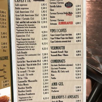 Forn de Sant Jaume - Menu - Desserts Near Me - Barcelona, B Forn de Sant Jaume - Menu - Desserts Near Me - Barcelona, B