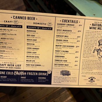 Martin's Bar-B-Que Joint - Menu - Barbeque Near Me - Nashville, Tennessee Martin's Bar-B-Que Joint - Menu - Barbeque Near Me - Nashville, Tennessee