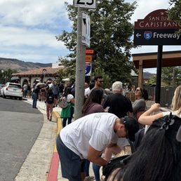 The line at 11:10am