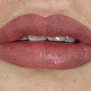 Arch To End Permanent Cosmetics - Lip blush immediately after touch up - Permanent Makeup Near Me - Garden Grove, California