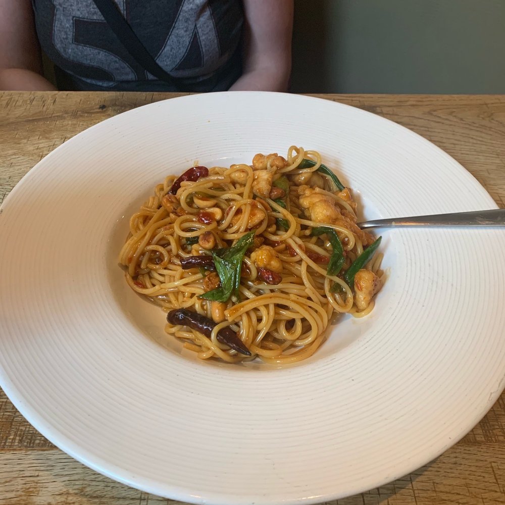 California Pizza Kitchen - Kung Pao Spaghetti - Pizza Near Me - Annapolis, Maryland