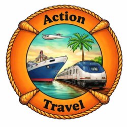 Action Travel - Our 36th year logo update.