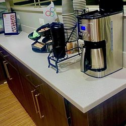 Hamilton Lakes Athletic Club - Coffee machine and counter
