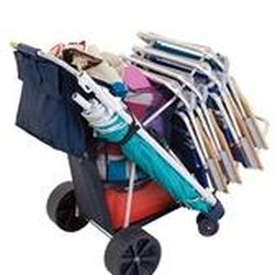 Renting Seasons LLC - Look at how much these beach carry-all carts will haul.  Free up hands.. not your husbands, but yours! :)