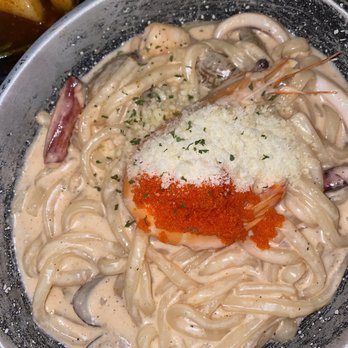 Take31 - Cod Roe Seafood Udon - Korean Near Me - New York, New York Take31 - Cod Roe Seafood Udon - Korean Near Me - New York, New York