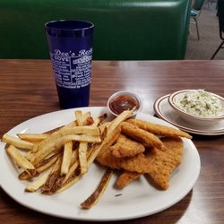 Dee's Restaurant - Chicken tender platter. The portions are huge.