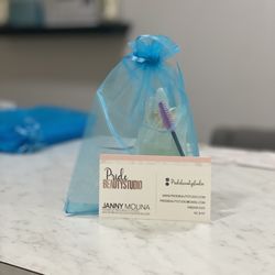 Pride Beauty Studio - I purchased her brow and lash serum. It feel so good, I want to use it all over but I'm still on a brow growth mission.