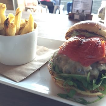 Eureka! - Napa Burger with fries - American Near Me - Irvine, California