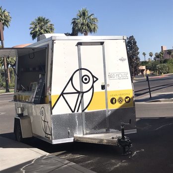 The Early Bird PHX - a bird painted on the side of a food truck - Coffee & Tea Near Me