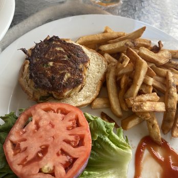 Mango's - Crab Cake smaller than expected! - Caribbean Near Me - Bethany Beach, Delaware Mango's - Crab Cake smaller than expected! - Caribbean Near Me - Bethany Beach, Delaware