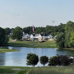 Trump National Golf Club - #18 hitting over the lake and back into the beautiful club house