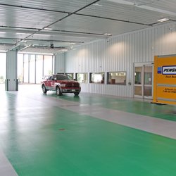 Green Acres Storage - Large unloading area makes moving in and out of storage dry and comfortable.