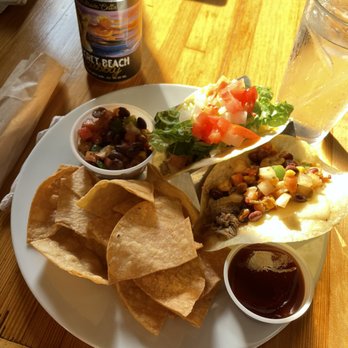Lucky Dog Bar & Grille - Taco combo - pork & chicken - American Near Me - Beulah, Michigan