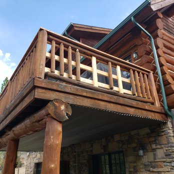 Pure and Simple - Old log railing. - Handyman Near Me Pure and Simple - Old log railing. - Handyman Near Me