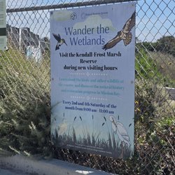 Kendall Frost Wildlife Preserve - Sign