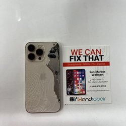 IFixandRepair - San Marcos Walmart - iPhone 13 Pro Broken Back Glass Replacement