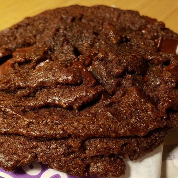 Insomnia Cookies - Vegan double chocolate chunk cookie ($2). Nicely done. Warm and like a shopping mall cookie. - Desserts Near Me - Philadelphia, Pennsylvania Insomnia Cookies - Vegan double chocolate chunk cookie ($2). Nicely done. Warm and like a shopping mall cookie. - Desserts Near Me - Philadelphia, Pennsylvania