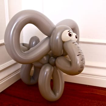 The Inflators - The elephant is not for beginners. It's the ears... sneaky, sneaky big ears. - Face Painting Near Me The Inflators - The elephant is not for beginners. It's the ears... sneaky, sneaky big ears. - Face Painting Near Me