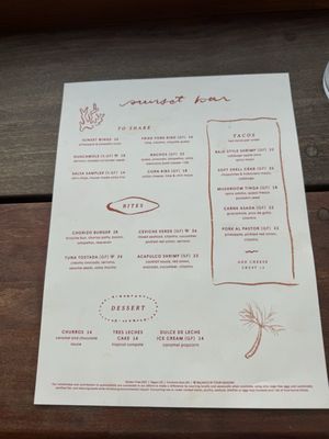 Menu photo 4 Sunset Bar - Naples Beach Club Naples, FL Menu photo 4 Sunset Bar - Naples Beach Club Naples, FL