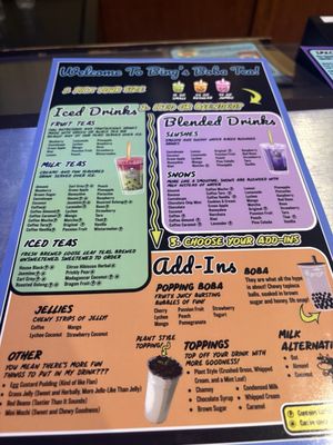 Menu photo 3 Bing's Boba Tea Gilbert, AZ
