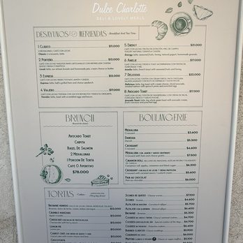 Dulce Charlotte - Menu - Breakfast & Brunch Near Me - Buenos Aires, C