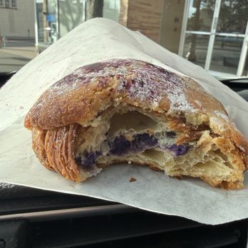 Dead Eye Coffee Bar - 06.08.2026- Dead Eye Coffee- Ube croissant inside - Coffee & Tea Near Me - South San Francisco, California