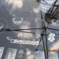 Arts in the Middle - Arts in the Middle, Urbanna, VA, 2021: Stunning silver jewelry.